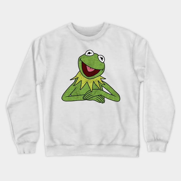 Kermit The Frog Crewneck Sweatshirt by valentinahramov